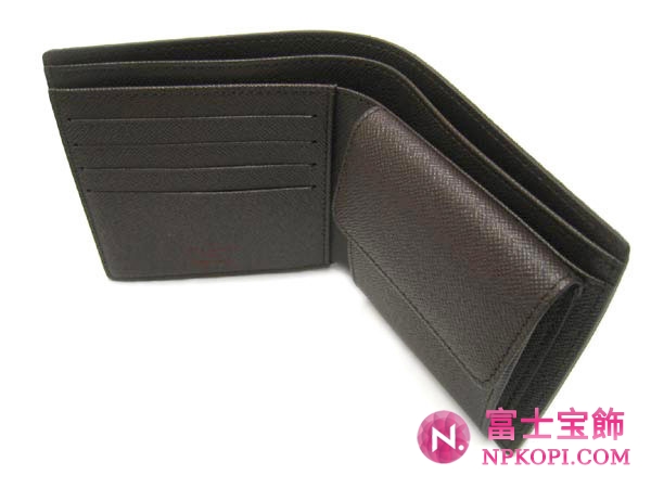 (LOUIS VUITTON)ルイヴィトン ブランドコピー ダミエ財布メンズ二折り小銭付きポルトフォイユマルコ N61675